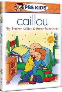 BIG BROTHER CAILLOU & OTHER ADVENTURES New DVD PBS