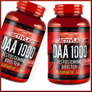 ActivLab DAA 1000mg x 120caps Aspartic Acid Anabolic Testosterone