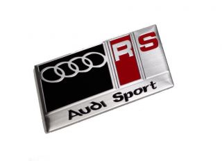 AUDI A3 A4 A5 A6 A7 A8 TT RS Line Racing R Logo Emblem Front Grille