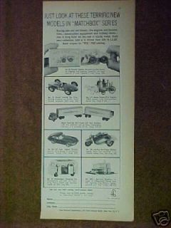 1963 Matchbox Aston~Martin Cars~Garbage Trucks~Twin Trailers Die Cast