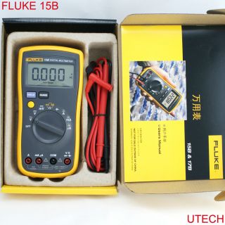FLUKE 15B 15 B AC DC Ohm Auto range Digital multimeter meter