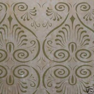 Newly listed Scrollwork Damask Stencil paint your furniture STC0061B