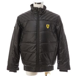 BN PUMA Mens Ferrari Puffer Jacket Black Asia Size 55904701