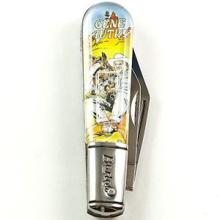 GENE AUTRY Horse Champion Barlow 2 Blade Cowboy KNIFE Heroes of Silver