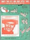 1939 SHEET MUSIC SOUTH BORDER DOWN MEXICO WAY GENE AUTRY COVER