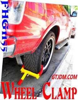 CAR BOAT RV Trailer Tires Clamp Anti Theft Wheel Lock