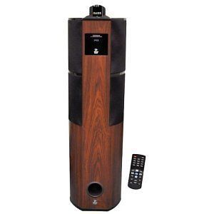 Fluance High Performance 2.1 Wood Tower Speaker Dock for iPod/iPhone