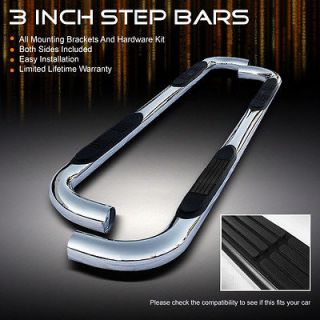 99 12B F250/350 SD EXT. CAB 3 POLISHED STAINLESS STEEL SIDE STEP BARS