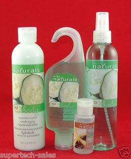 Avon Naturals Cucumber Melon Hand & Body Lotion, Shower Gel, Body