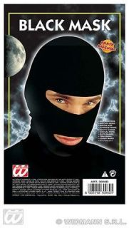 Black Ski Mask Ninja Samurai Thief Robber Fancy Dress