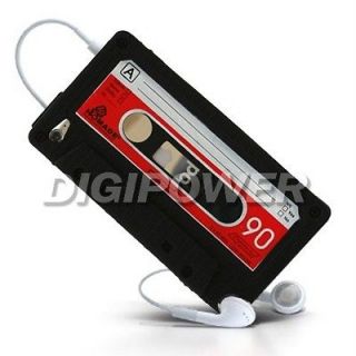 Newly listed BLACK CASSETTE TAPE CASE COVER SKIN FOR IPOD TOUCH 4 4G