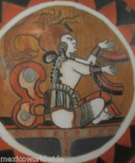 wood black aztec JAGUAR drawn Mayan afterlife art maya funeral fedex