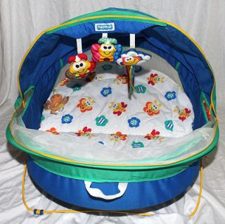 Fisher Price baby Bounce Play Dome Sun Shade Net Bouncy Seat Travel
