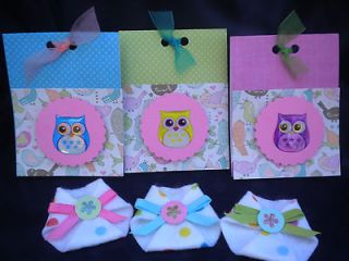 Baby Shower Tea Bag Favors 30&30 Dirty Diaper Game Owl Candyland Happi