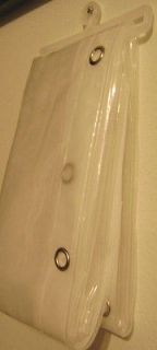 NEW 2 Shower Curtains Liner Clear Magnets Suction Cups Metal Gommets