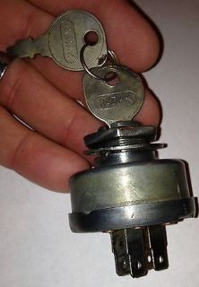KEY Ignition Starter SWITCH GoKart Used Deer Riding Lawn Mower Auto