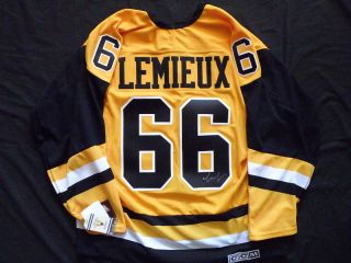 Mario Lemieux Signed Rookie Jersey New With Tags