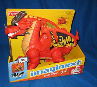 FISHER PRICE IMAGINEXT EAGLE TALON CASTLE DRAGON WITH DVD NEW