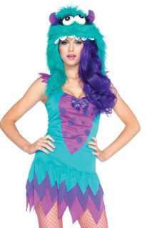 FUZZY FRANKIE FURRY MONSTER ADULT FAUX FUR HALLOWEEN COSTUME 2 SIZES