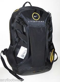 Nike LIVESTRONG Ultimatum Gear Backpack Bookbag Black Maize BA3104 067