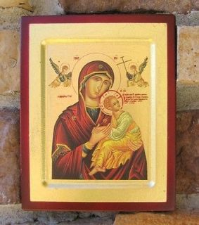 Our Lady of Perpetual Help Icon Plaque (PD392) 5.25 x 6.75, Boxed