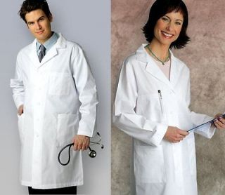 39 White Medical Nursing Doctor Lab Coat Jacket Uniform NWT 4 COLORS