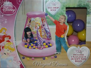 Magical Dreams Inflatable Ball Pit with 20 Soft Flex Balls 40X37