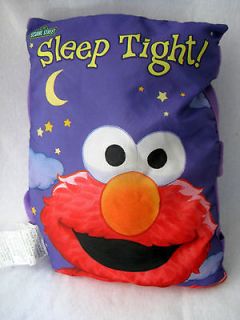 Street Sleep Tight Elmo Storybook Pillow Retired Children Toys Bedding