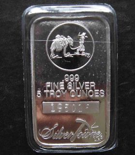 oz SILVER BAR ~ PROSPECTOR ~ NUMBERED SILVERTOWNE MINT NEW & SEALED