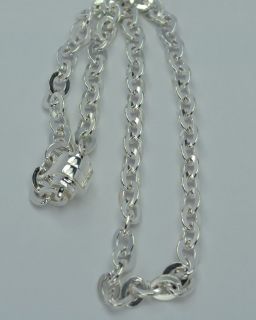 Joseph Esposito .925 Sterling Smart Snap Polished Link Necklace