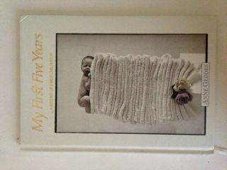 Anne Geddes My First 5 Years Baby Book Journal Rare Boy Girl Shower