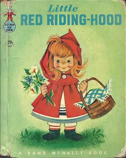 Little Red Riding Hood art by Anne Sellers Leaf Elf book #1037 29 cent