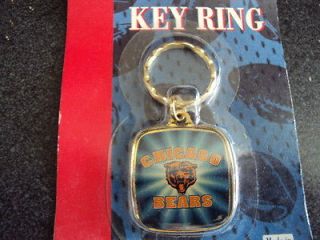 Chicago Bears Brass Key Ring New
