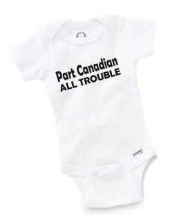 All Trouble Onesie Baby Clothing Gift Funny Cute Toddler Canada