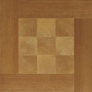 Wood Border Vinyl Flooring 36 Pc Adhesive Floor Tile   Actual 12 x