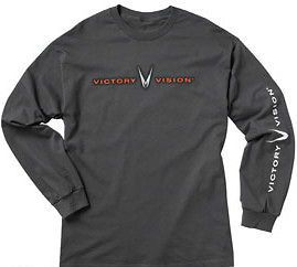 NWT PURE VICTORY VISION L/S PIT CREW T SHIRT MOTORCYCLE SNOWMOBILE