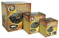 Reptile Shelter 3 in 1 Cave, Medium. Excellent for Ball Pythons NEW