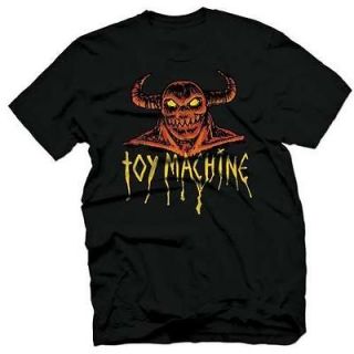 Toy Machine Welcome Monster T Shirt Black   Ships Free