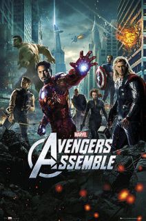 THE AVENGERS POSTER   Avengers Assemble Characters   Official Large