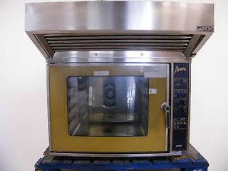 Lainox bakery oven bake off oven 5 grid with built in extraction hood