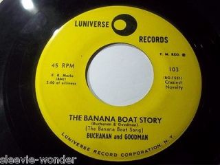 Goodman The mystery / The banana boat stor 7 45rpm vinyl record b