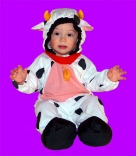 NEW Boy Girl TODDLER COW BARN AMINAL PLUSH HALLOWEEN COSTUME size 6M