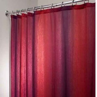 Shower Curtain Red Purple Ombre Fabric Shower Curtain by Interdesign