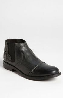 Bacco Bucci Mens Borelli Black Ankle Boot 2432 87 Size 10.5