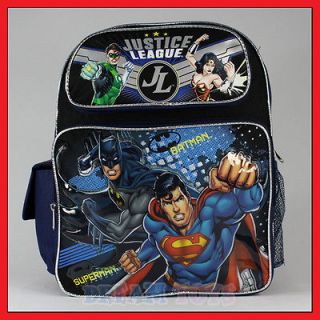 Justice League 14 Backpack Bag Super Man Batman   Med