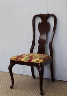 DREXEL HERITAGE CARLETON CHERRY QUEEN ANNE DINING SIDE CHAIR
