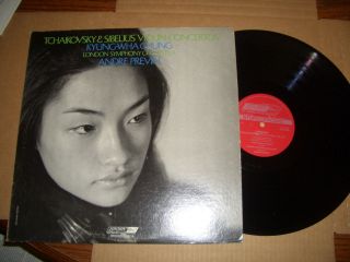TCHAIKOVSKY & SIBELIUS CONCERTOS KYUNG WHA CHUNG ANDRE PREVIN LP