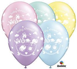 Baby Shower Adorable Noahs Ark 11 Latex Decorative Party Balloons