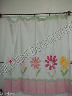 Daisy Garden Shower Curtain Soap Dish towel set BAR Bath washcloth