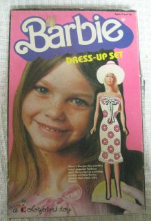 Vintage 1977 BARBIE Colorforms Dress Up Play Set RARE VERSION